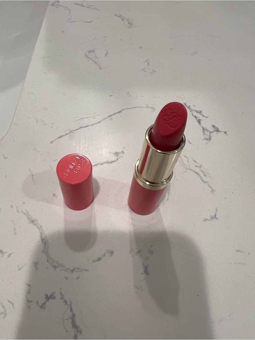 Estee Lauder Pink Lipstick - Rose Coral Shade